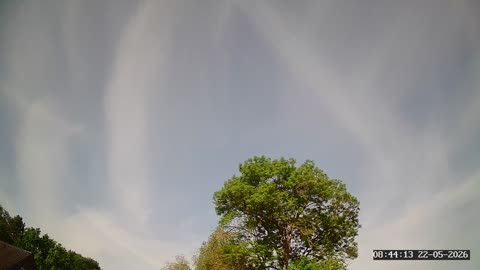 Himmel über Stöckheim-Leiferde, Zeitraffer vom 22. Mai 2026