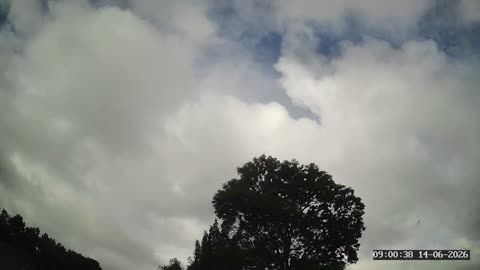 Himmel über Stöckheim-Leiferde, Zeitraffer vom 14. Juni 2026