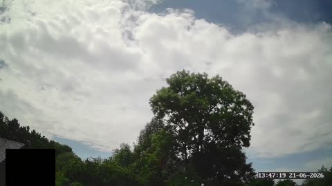 Himmel über Stöckheim-Leiferde, Zeitraffer vom 21. Juni 2026