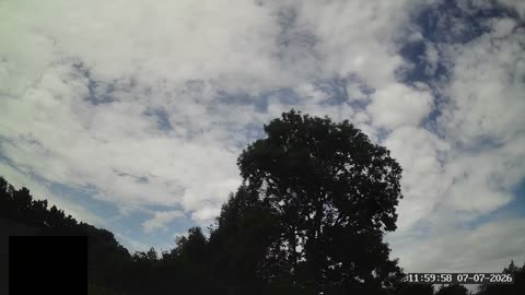 Himmel über Stöckheim-Leiferde, Zeitraffer vom 07. Juli 2026