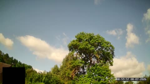 Himmel über Stöckheim-Leiferde, Zeitraffer vom 08. Juli 2026