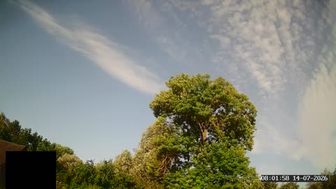 Himmel über Stöckheim-Leiferde, Zeitraffer vom 14. Juli 2026