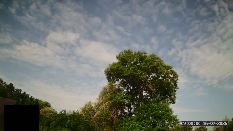 Himmel über Stöckheim-Leiferde, Zeitraffer vom 16. Juli 2026