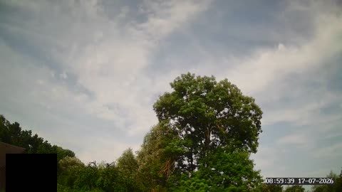 Himmel über Stöckheim-Leiferde, Zeitraffer vom 17. Juli 2026
