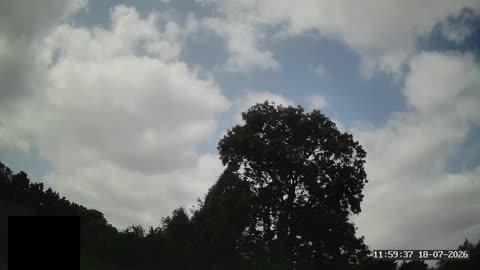 Himmel über Stöckheim-Leiferde, Zeitraffer vom 18. Juli 2026