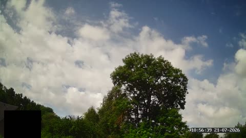 Himmel über Stöckheim-Leiferde, Zeitraffer vom 21. Juli 2026