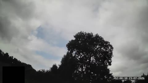 Himmel über Stöckheim-Leiferde, Zeitraffer vom 23. Juli 2026