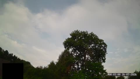 Himmel über Stöckheim-Leiferde, Zeitraffer vom 26. Juli 2026