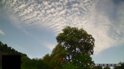 Himmel über Stöckheim-Leiferde, Zeitraffer vom 29. Juli 2026
