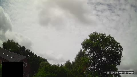 Himmel über Stöckheim-Leiferde, Zeitraffer vom 01. August 2026