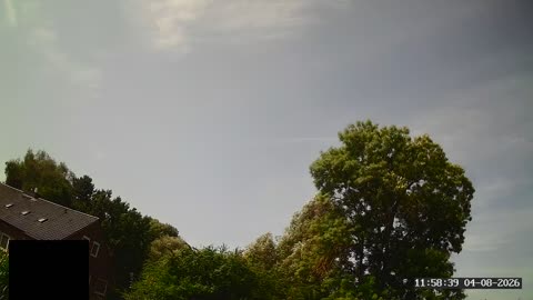 Himmel über Stöckheim-Leiferde, Zeitraffer vom 04. August 2026