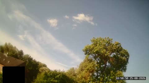 Himmel über Stöckheim-Leiferde, Zeitraffer vom 25. August 2026