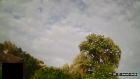 Himmel über Stöckheim-Leiferde, Zeitraffer vom 26. August 2026
