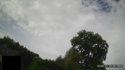 Himmel über Stöckheim-Leiferde, Zeitraffer vom 28. August 2026